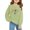 00-Light Green#1411, variant on Kiijoy Girls Preppy Sweatshirt Kids Letter Print Crewneck Pullover, Beige, Sizes 3-4T