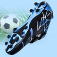 thumbnail image 7 of RTKFRFLM Boys Soccer Cleats Professional Training Athletic Sneakers for Students Blue 13-13.5 Years, 7 of 7