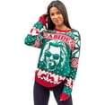thumbnail image 2 of The Big Lebowski Dude Abide Marmot Bowling Ugly Christmas Sweater, 2 of 5
