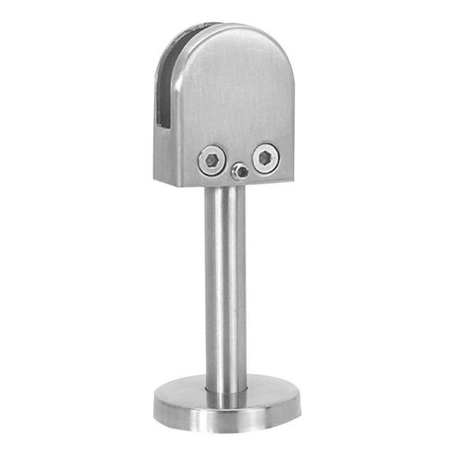 Support de Clip en Verre en Acier Inoxydable pour Fixation Design Simple Durable Argent 14x80mm Tige de Support