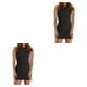 thumbnail image 4 of Minnieouse Vestido estético Faldas informales Traje de verano Camiseta sin mangas con cuello Cordón Sin rebabas Mini vestidos de larga Type5 NO5, 4 of 6