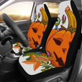 thumbnail image 1 of Juego de 2 fundas para asientos de coche ABPHQTO Calabaza Halloween universal, 1 of 3