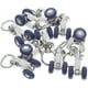 thumbnail image 5 of Kit de 10 piezas para puerta corrediza con riel para cortina, ruedas de repuesto de metal para puerta corrediza, riel para cortina de techo negro, 5 of 7