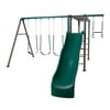Lifetime Kid's Monkey Bar Adventure Metal Swing Set with Slide and Trapeze Bar (90143)