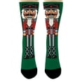 thumbnail image 4 of ThisWear Christmas Novelty Gifts Nutcracker Figures Soldier Winter Themed Socks 2-Pairs Novelty Crew Socks, 4 of 5