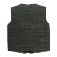 thumbnail image 3 of Gioberti Kids and Boys 3pc Tweed Vest with Matching Cap and Bow Tie, 3 of 6