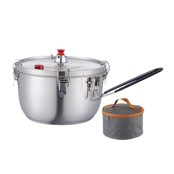 Olla de presión en acero inoxidable para enlatar, cocción rápida, diseñada para restaurantes y cocinas profesionales Mango único
