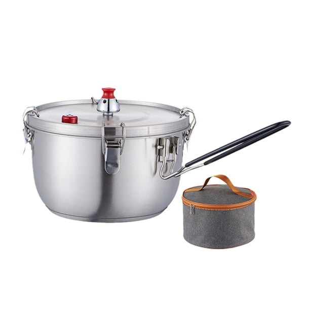 Olla a presión para cocinar, envasadora a presión, cocción rápida, multifunción para gas o Mango único