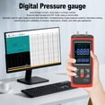 thumbnail image 3 of Handheld Manometer, Digital Air Pressure Tester Low Battery Reminder Wide Range Double Port LCD Backlit Display Multi Functional  for Laboratory, 3 of 7