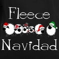 thumbnail image 3 of CafePress - Fleece Navidad Women's Long Sleeve Dark T Shirt - Women's Long Sleeve Graphic Tee Casual Fit, 3 of 4