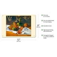 thumbnail image 2 of Still Life - From an Original Color Painting by Paul Gauguin c.1890s - 8 x 12 inch Vintage Metal Tin Sign, 2 of 4