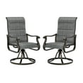thumbnail image 6 of UDPATIO High Back Outdoor Dining Chairs Set of 2, All Weather Swivel Patio Chairs, Breathable Garden Outdoor Furniture for Backyard Deck, 6 of 11