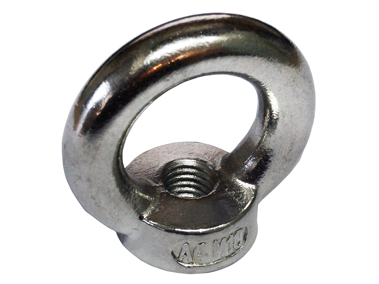 Marine Lifting Eye Nut Ring Din582 3/8" (10mm) Stainless Steel , 3