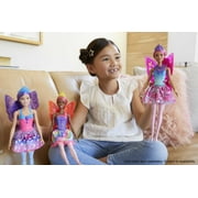 Barbie Dreamtopia Fairy Doll with Purple Hair, Removable Wings & Tiara Accessory