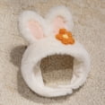 thumbnail image 5 of Creative Bunny Plush Toy Easter Capybara Cos Rabbit Stuffed Animal Doll Fun Gift ( Hat Can Be Removed!), 5 of 10