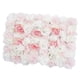 thumbnail image 3 of Paneles de pared de flores artificiales para decoración de bodas y fiestas, soporte para fotos, 60 x 40 cm Rosa + Blanco, 3 of 9
