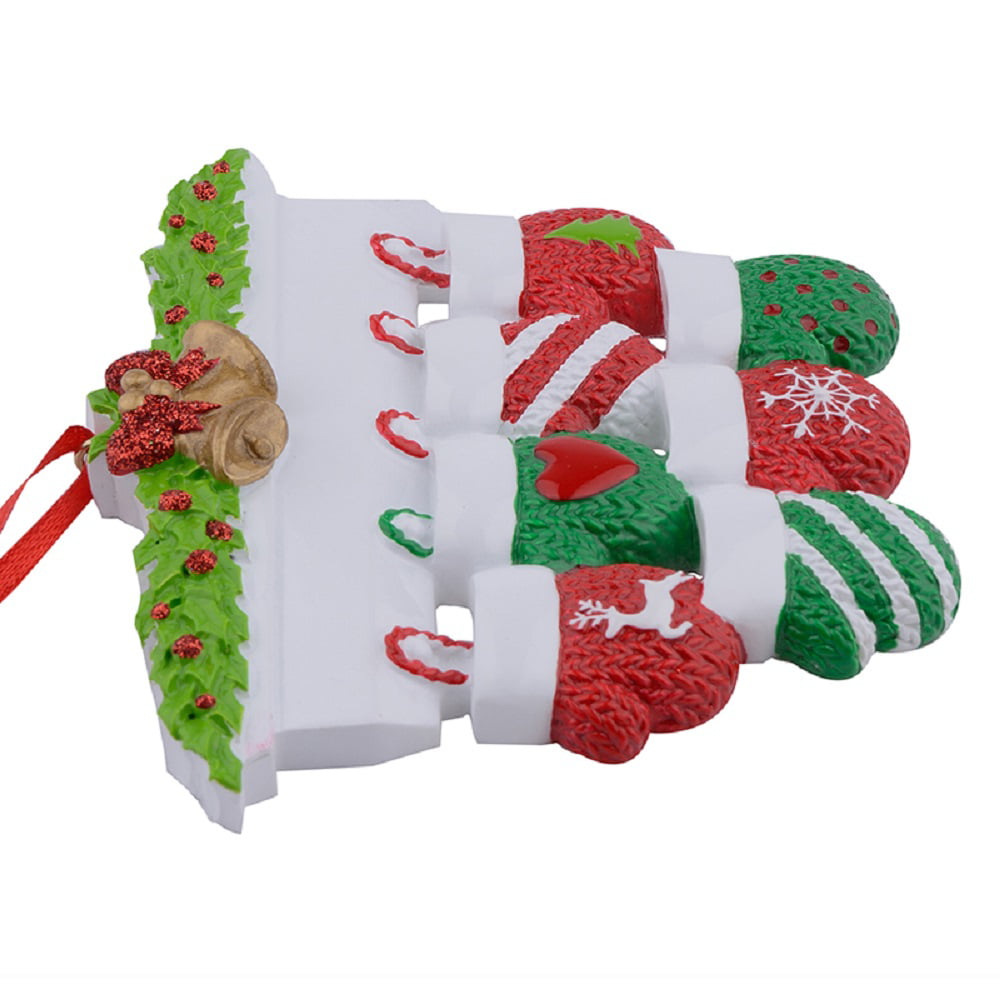 MAXORA Personalized Ornament Mantel Gloves of 3 4 5 6 7 8 9 10 Christmas Gift 