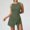 Army Green, variant on Elvqul Women Athletic Romper Workout Jumpsuit with Built-in Shorts, Sleeveless Quick Dry Active One Piece Skort Romper with Side Tie for Gym Tennis Yoga