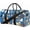 A-3 Cute Dog Blue, variant on Travel Duffel Bag   Paw Print  Tote Gym Bag  Foldable Carryon  Overnight  Handbag  Duffle Bags for Women Men Boys Girls
