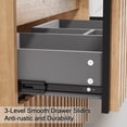 thumbnail image 6 of 30" Single Bathroom Vanity with Integrated Sink Top, Faucet, Drain, Floating Cabinet, 6 of 10