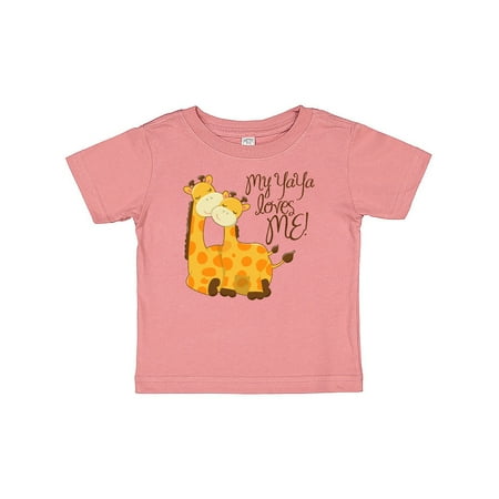

Inktastic My Yaya loves me! Gift Baby Boy or Baby Girl T-Shirt