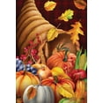 thumbnail image 3 of Briarwood Lane Fall Bounty Cornucopia Holiday House Flag, 3 of 4