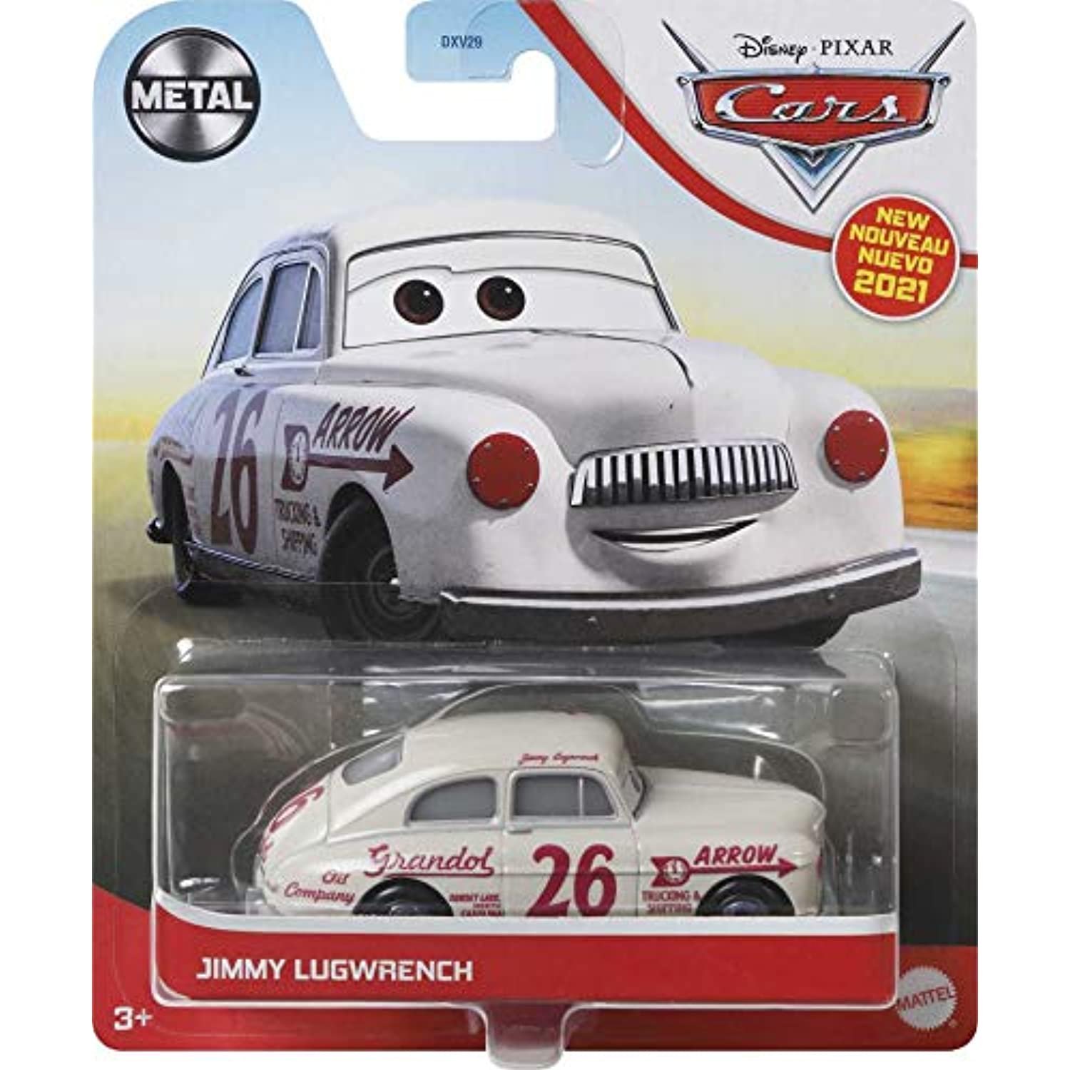 Disney Cars Jimmy Lugwrench, Miniature, Collectible Racecar Automobile Toys  Based on Cars Movies, for Kids Age 3 and Older, Multicolor 