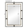 thumbnail image 5 of Uttermost Carrizo Gold & Bronze Rectangle Mirror, 5 of 5