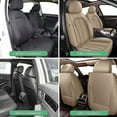 thumbnail image 6 of DIKSOAKR Car Seat Covers Fit for Chevy/Chevrolet Cobalt 2005-2010: First Row 2PCS Faux Leather Seat Covers Waterproof Automotive Seat Cushion Protector(2 Seats,Beige), 6 of 7