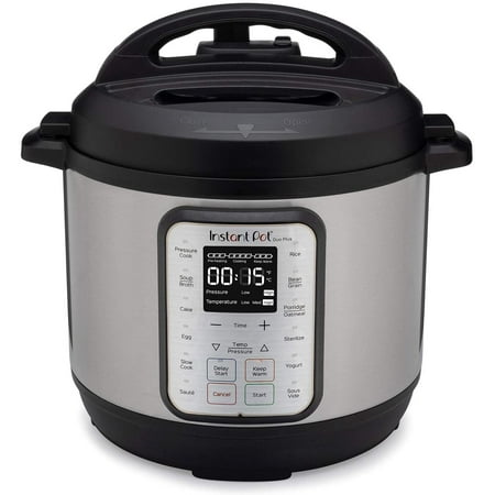 Instant Pot Duo Plus 6 Quart 9-in-1 Electric Pressure Cooker, Slow Cooker, Rice Cooker, Steamer, Saute, Yogurt Maker, Warmer & Sterilizer, 15 One-Touch Programs