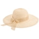 thumbnail image 2 of KAKOWELY Sombrero para el sol, visera de paja, parasol decorativo, sombrero de entrenamiento para mujer, sombrero tejido de paja, 2 of 5