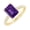 Amethyst, variant on 1 to 6 Carat LAB GROWN Gemstone & LAB GROWN Diamond Engagement Ring (AAAA Heirloom Quality) Ruby 1 Carat Size-5.5