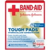 BAND-AID® Brand of First Aid Products TOUGH PADS® for Minor Cut and Scrapes, 2.8 Inches by 2.4 Inches, 4 Count