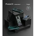 thumbnail image 2 of Ringke Fusion-X Case Compatible with Xiaomi Redmi Note 9, Transparent Hard Back Shockproof Advanced Bumper Cover - Turquoise Green, 2 of 9