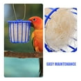 thumbnail image 3 of ETHZZLE 3Pcs Blue Plastic Bird Nest Breeding Box Portable Parrot Hideaway Shelter for Small Birds, 3 of 6