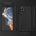 thumbnail image 5 of for Samsung Galaxy S22 Ultra Case, S22 Ultra Case with Self Healing Flexible TPU Screen Protector[2 Pack], Military Grade Dual-Layer Heavy Duty Case for Galaxy S22 Ultra 5G-Black, 5 of 11