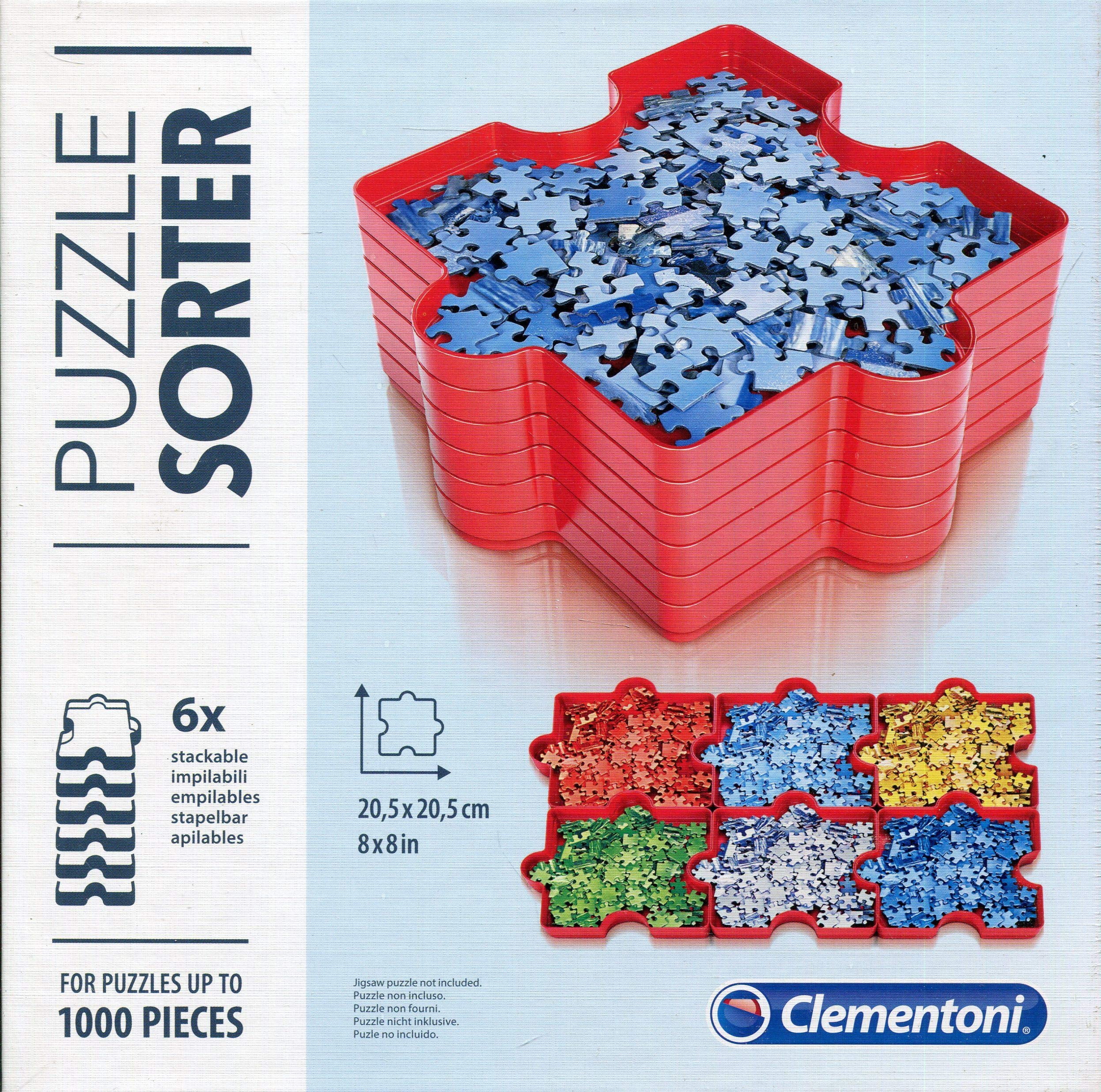 Puzzle Sort And Go 6X Stackable Trays 