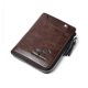 thumbnail image 1 of Mens Wallet, RFID Blocking Slim Flip Wallets, Credit Card Holder, Leather Zipper Wallets for Men,Holds up to 14 Cards,Credit Card Slots,etc. Brown, 1 of 5