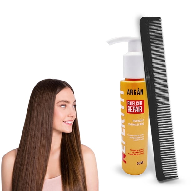 Bioelixir Repair Argán Nefertiti | Hidratación intensa y protección térmica para cabello dañado Nefertiti 90ml