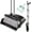45.3IN, variant on Broom and Dustpan Set with Long Handle, Windproof Stand Dustpan for Home Kitchen Office Floor Use