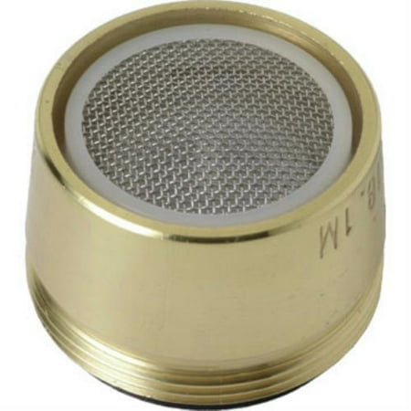 Brass Dual Aerator - Danco Polished Brass Dual Thread Aerator 15/16