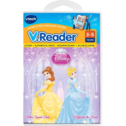 Vtech V.Reader  Disney Princess ~Belle's Special Treat~ Interactive Software
