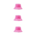 thumbnail image 4 of Minnieouse Algodón Disfrute de aventuras al aire libre Durable y fácil de limpiar Gorra de pescador Elegante Cómodo Sombrero de pescador blanco Type1 NO1, 4 of 6