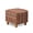 American Tribal Print Brown, variant on SCRAWLGOD Sunflower Bee Print Beige Square Ottoman Cover, Footstools Covers Foot Stool Slipcover, Footrest Stools Sofa Slipcovers, Folding Storage Stool Furniture Protector