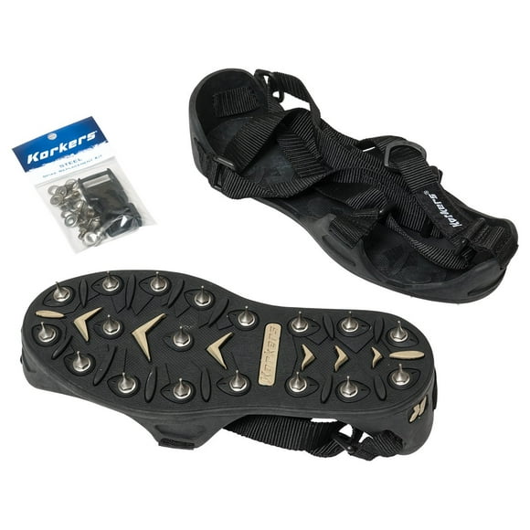 Midwest Rake 46141 Flexible Bed Spiked Shoes with 1/2" Spikes - Medium (Shoe Size 8-9-1/2)