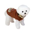 thumbnail image 3 of Dog Hoodie Dog Winter Clothes for Small Dogs Boy Girl Pet Hoodies for Dogs Cold Weather Coats Fall Puppy Sweatshirt Chihuahua Yorkie Cat Brown XS, 3 of 9