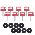 thumbnail image 2 of Aluminium Alloy Red Hard Top Quick Release Thumb Screw Integrated D Ring for Car Accessories, 2 of 7