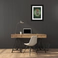 thumbnail image 3 of House Fenway 17x24 Black Ornate Wood Framed with Double Matting Museum Art Print Titled - Merry Christmas Wreath, 3 of 4