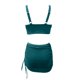 thumbnail image 4 of WILLBEST Traje de Baño Negro para Mujer, conjunto de Bikini de Cintura Alta con Falda de Baño, Trajes de Baño de Malla Tipo Pareo, 4 of 4