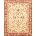 thumbnail image 1 of Ahgly Company Machine Washable Indoor Rectangle Abstract Brown Gold Area Rugs, 8' x 10', 1 of 7